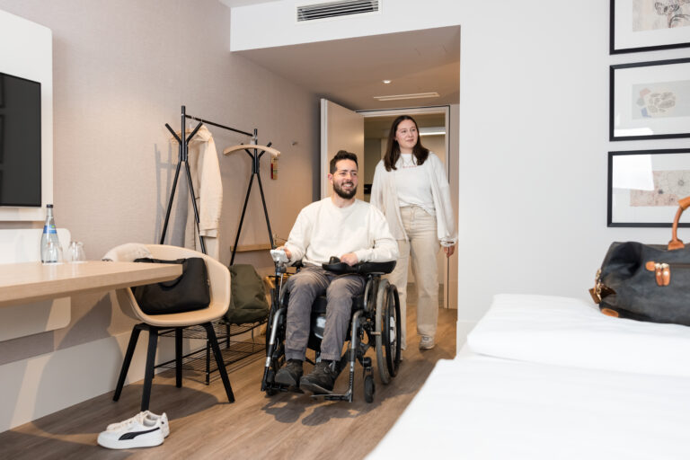 Ankunft im Zimmer