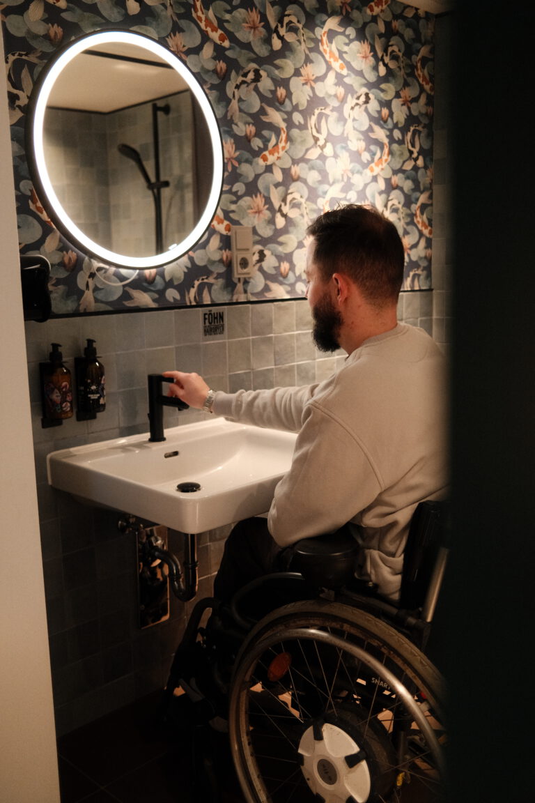 Unterfarbares Waschbecken