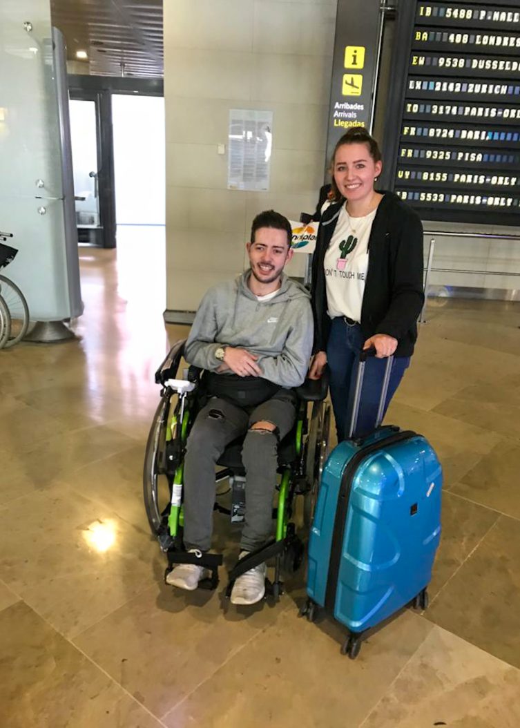 Mit E-fix am Flughafen