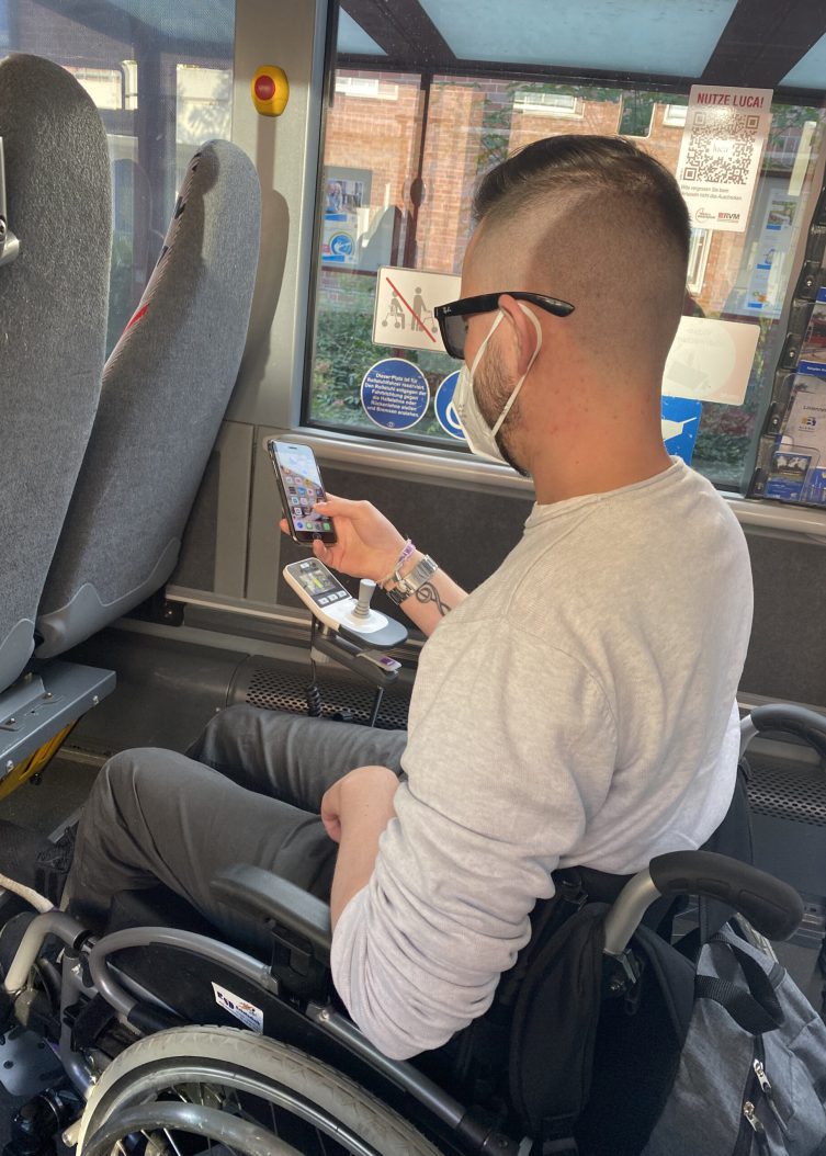 Mit E-fix im Bus