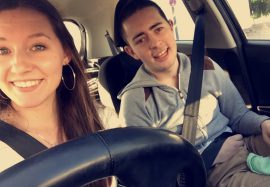 bremen Nele und Timo gehen einkaufen am Wochenende in der Reha in Bremen