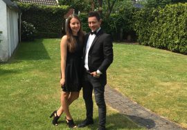 Hochzeit Nele und ich im Garten der Eltern